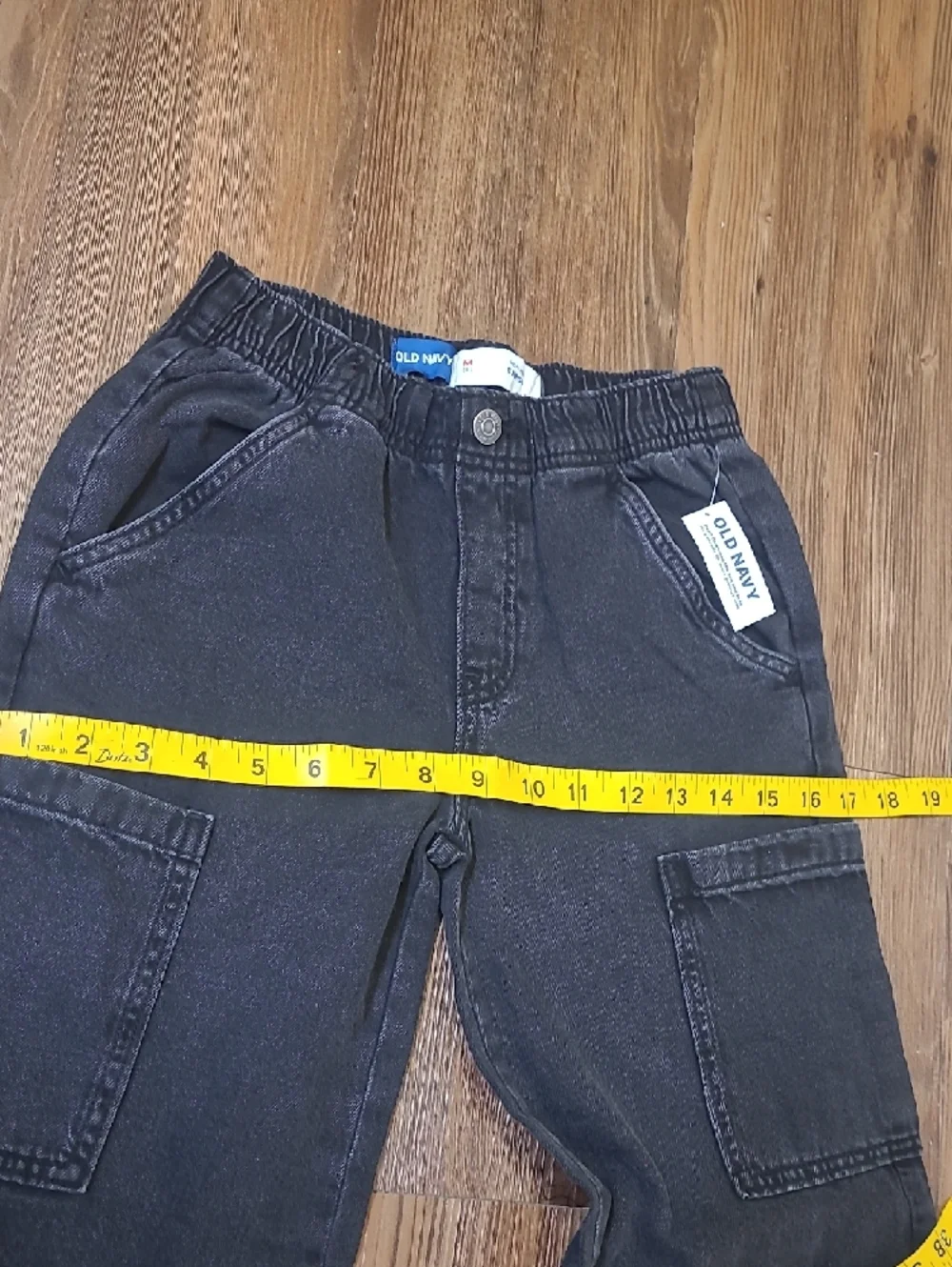 Old Navy Kids Blue Denim‎ & Black Cargo Jeans - Twin Pack